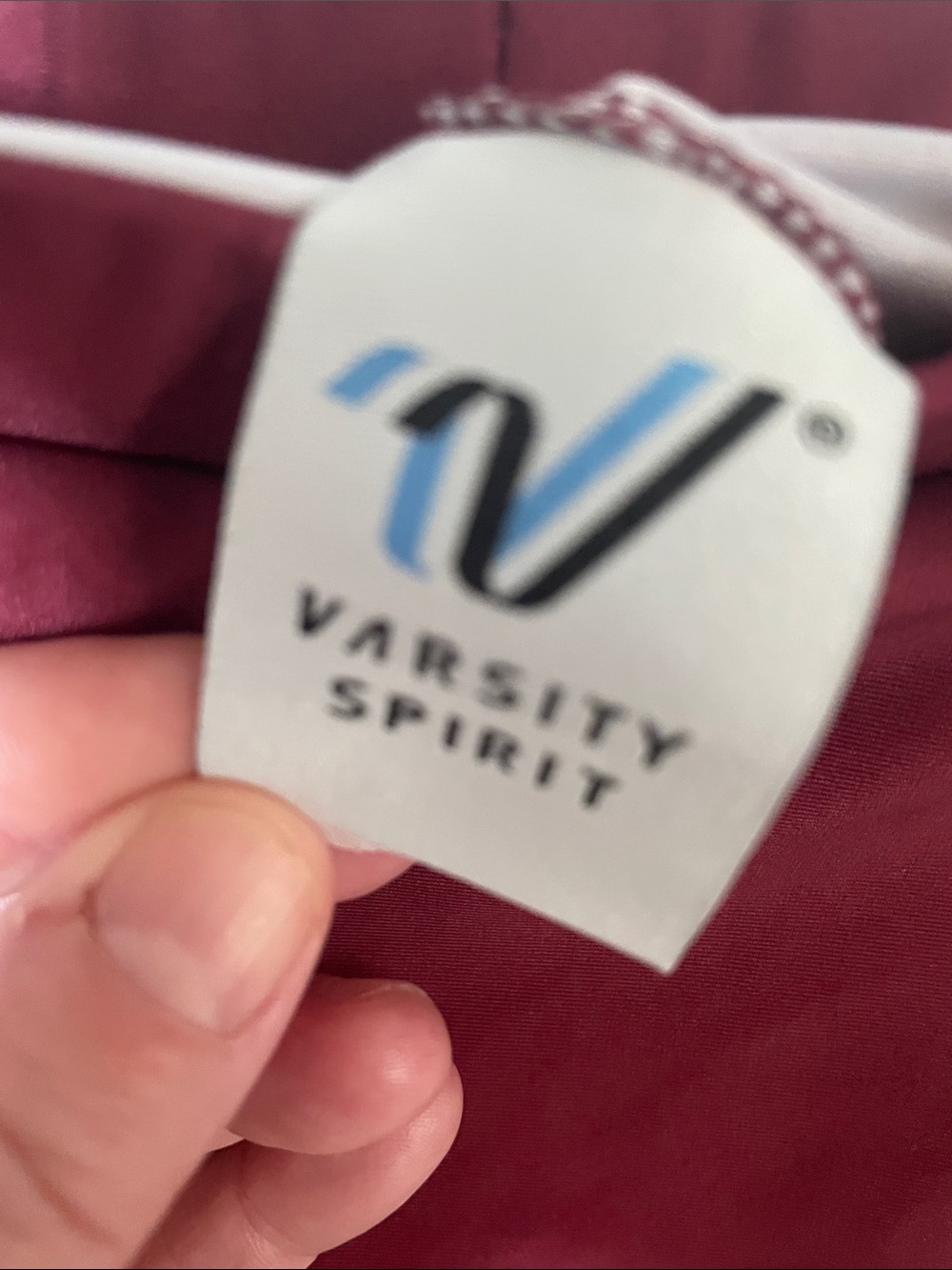 Varsity Women's Skort in Deep Wine - Picture 2 of 7